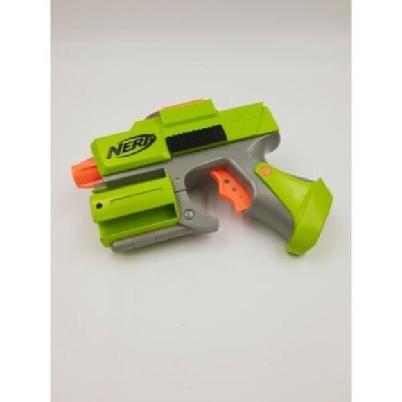 NERF Tactical Green Crossfire Pistol 2005 Handgun Dart Gun Single Shot C-044A - Picture 1 of 7